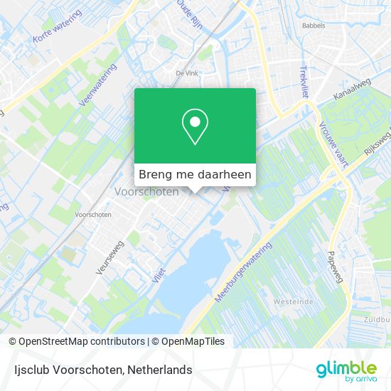 Ijsclub Voorschoten kaart