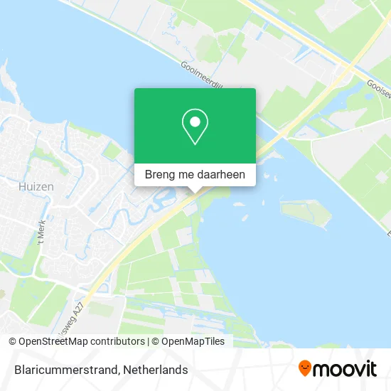 Blaricummerstrand kaart