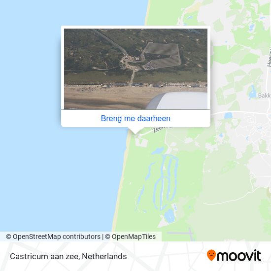 Castricum aan zee kaart