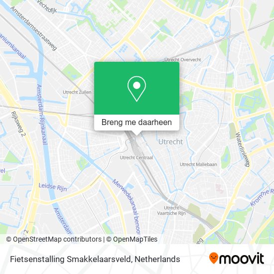 Fietsenstalling Smakkelaarsveld kaart