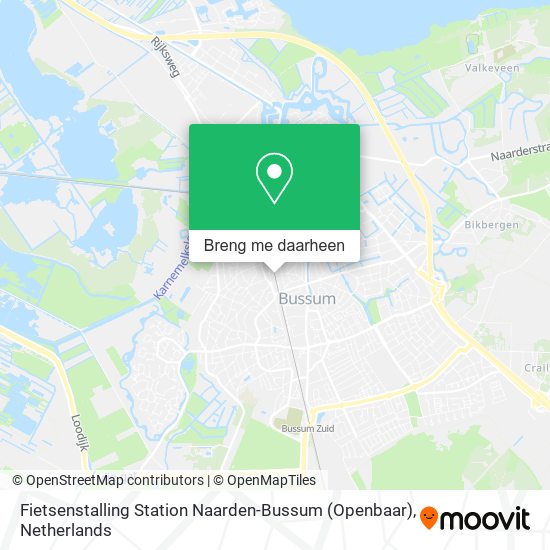 Fietsenstalling Station Naarden-Bussum (Openbaar) kaart