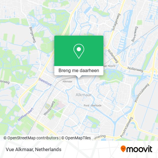 Vue Alkmaar kaart