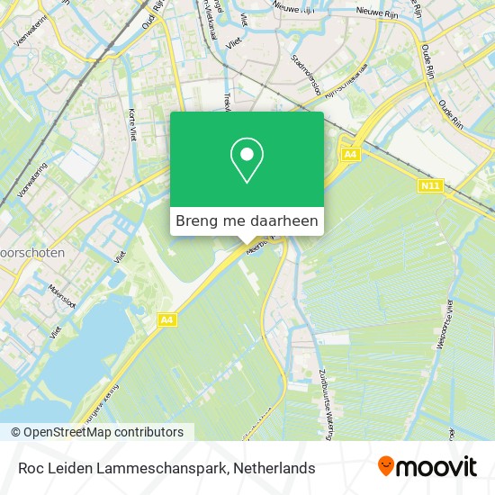 Roc Leiden Lammeschanspark kaart