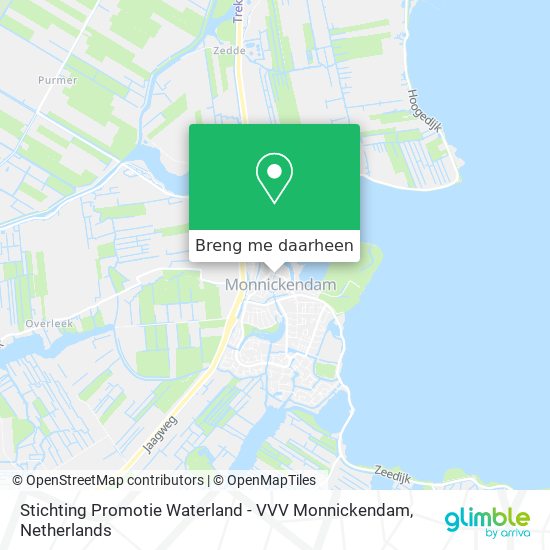 Stichting Promotie Waterland - VVV Monnickendam kaart