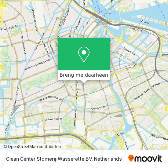 Clean Center Stomerij-Wasserette BV kaart