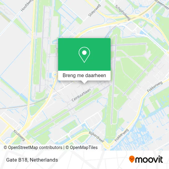 Gate B18 kaart