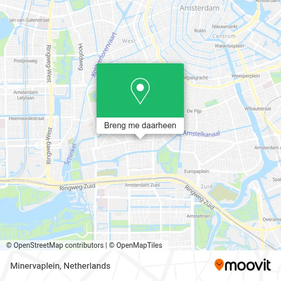 Minervaplein kaart