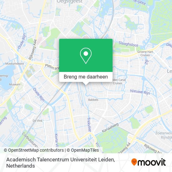 Academisch Talencentrum Universiteit Leiden kaart