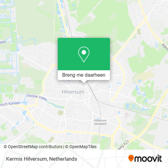 Kermis Hilversum kaart