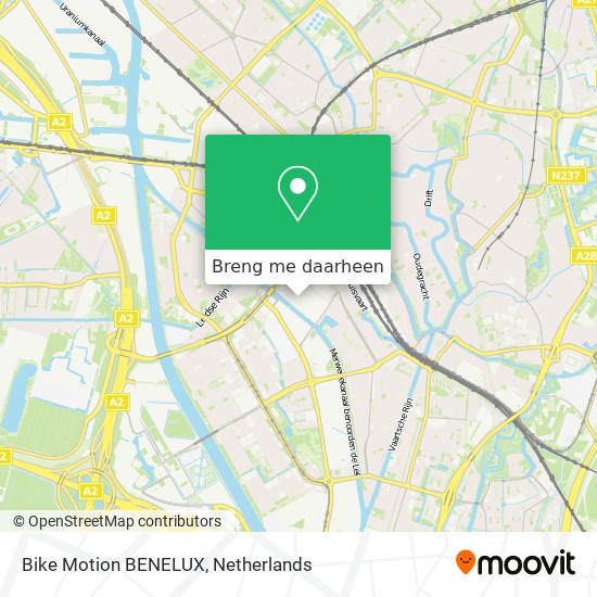 Bike Motion BENELUX kaart