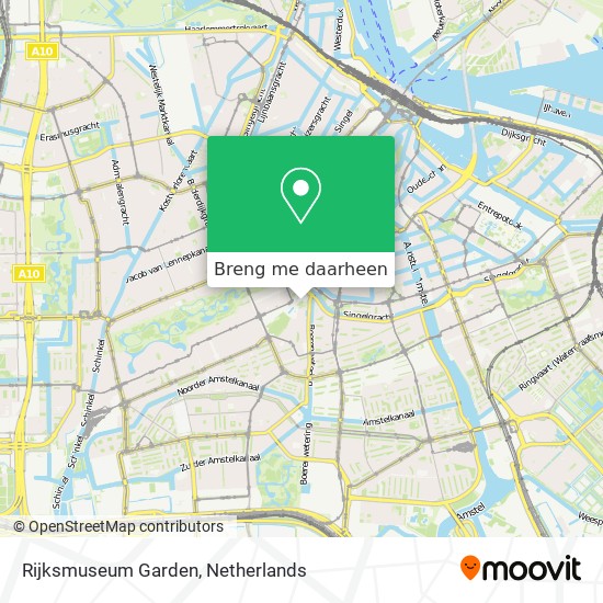 Rijksmuseum Garden kaart