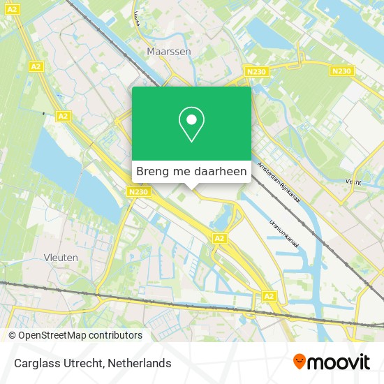 Carglass Utrecht kaart