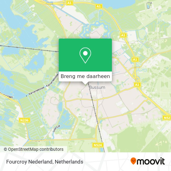 Fourcroy Nederland kaart