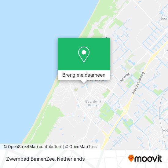 Zwembad BinnenZee kaart