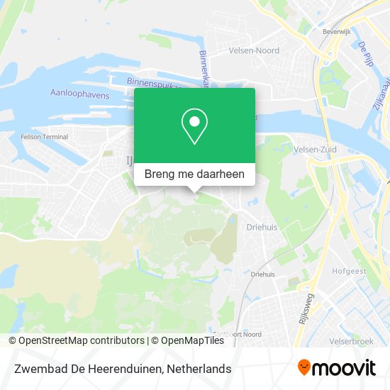 Zwembad De Heerenduinen kaart