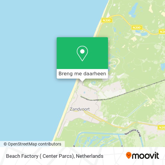 Beach Factory ( Center Parcs) kaart