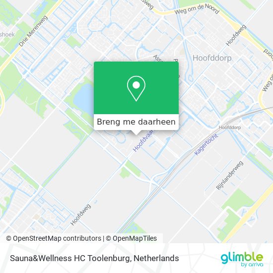 Sauna&Wellness HC Toolenburg kaart