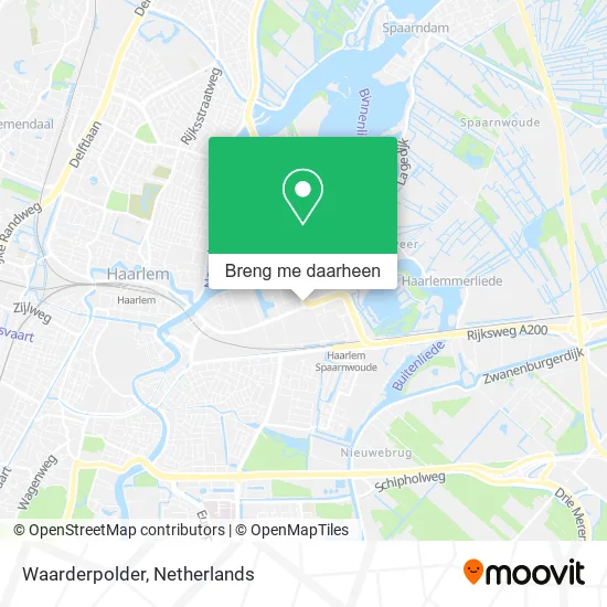 Waarderpolder kaart