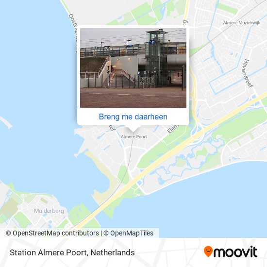 Station Almere Poort kaart