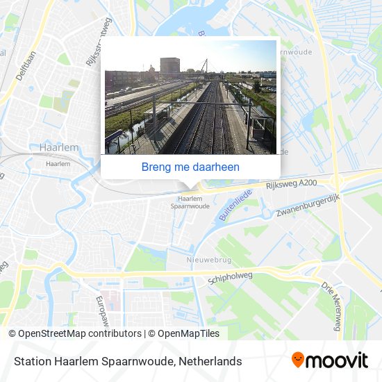 Station Haarlem Spaarnwoude kaart