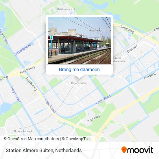 Station Almere Buiten kaart