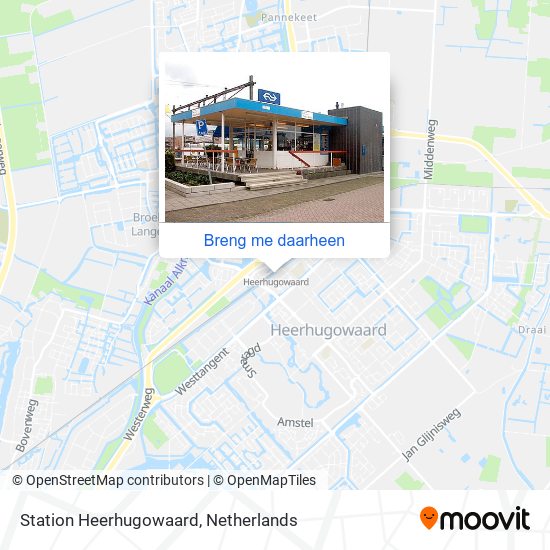 Station Heerhugowaard kaart