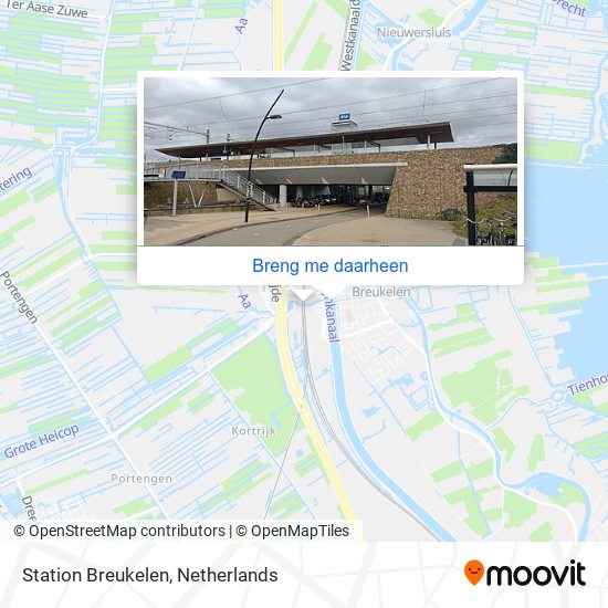 Station Breukelen kaart