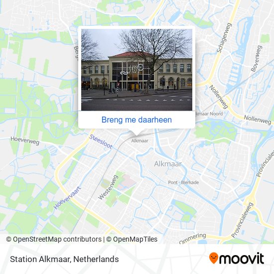 Station Alkmaar kaart