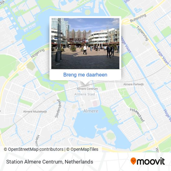 Station Almere Centrum kaart