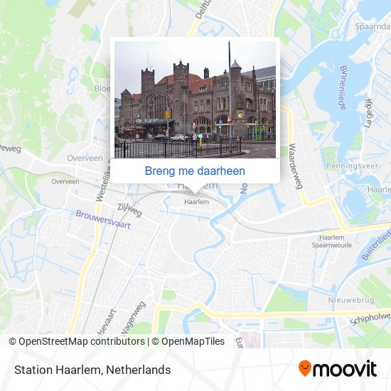 Station Haarlem kaart