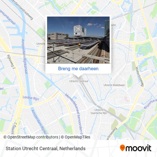 Station Utrecht Centraal kaart