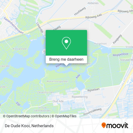 De Oude Kooi kaart