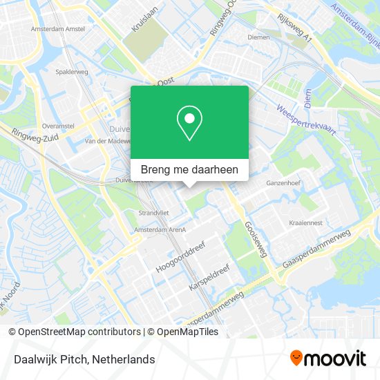 Daalwijk Pitch kaart