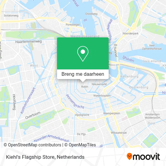 Kiehl's Flagship Store kaart