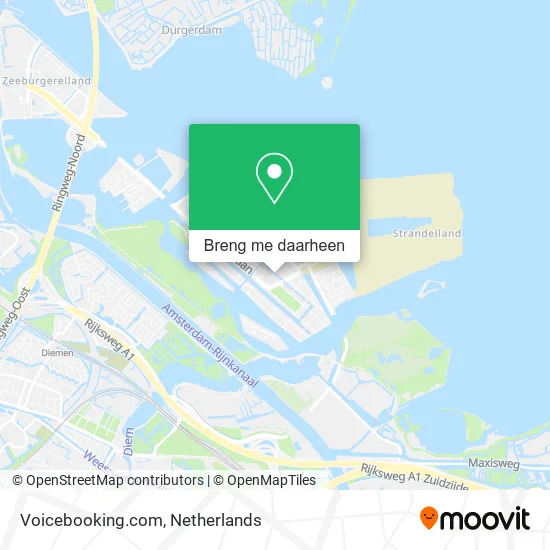 Voicebooking.com kaart