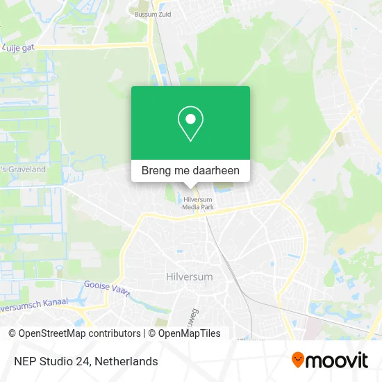 NEP Studio 24 kaart