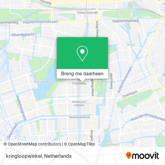 kringloopwinkel kaart