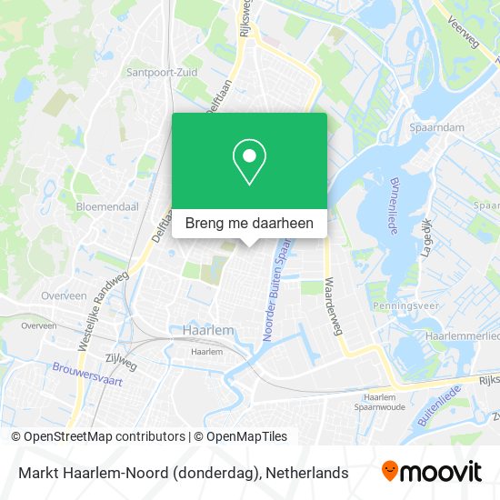 Markt Haarlem-Noord (donderdag) kaart