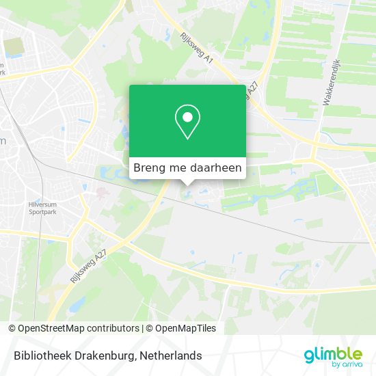 Bibliotheek Drakenburg kaart