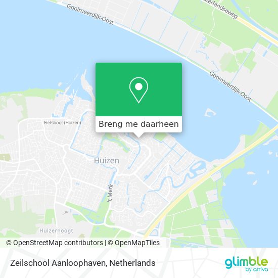 Zeilschool Aanloophaven kaart