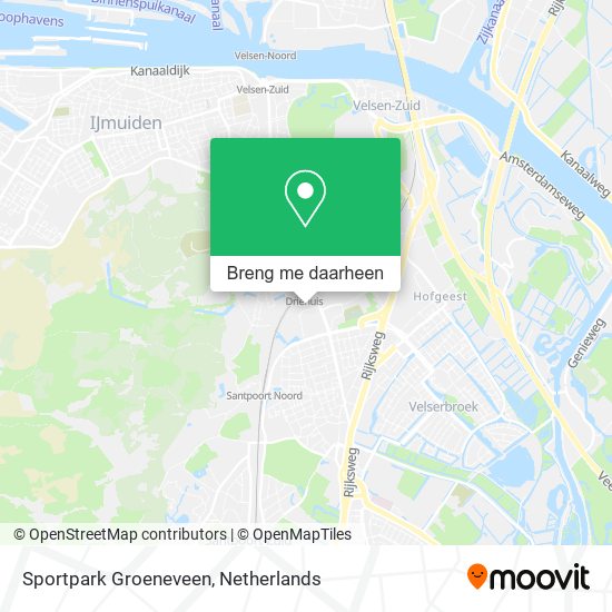 Sportpark Groeneveen kaart