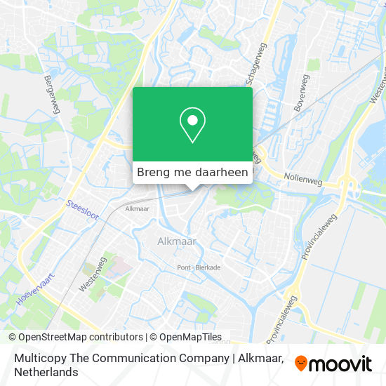 Multicopy The Communication Company | Alkmaar kaart