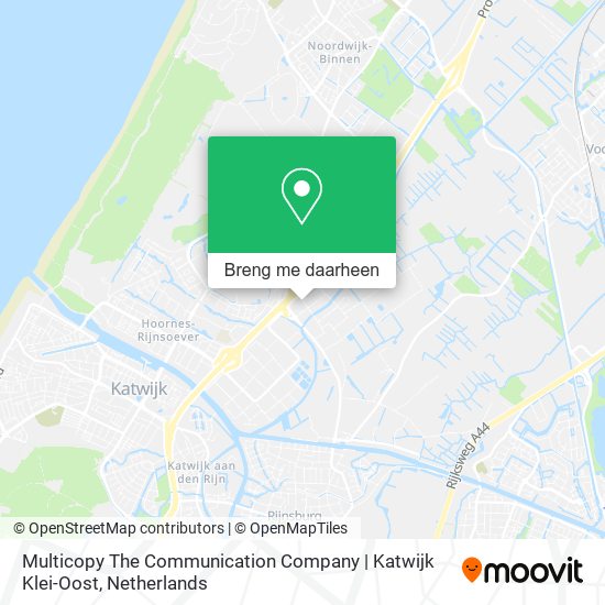 Multicopy The Communication Company | Katwijk Klei-Oost kaart