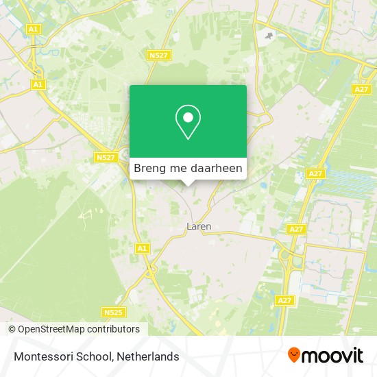 Montessori School kaart