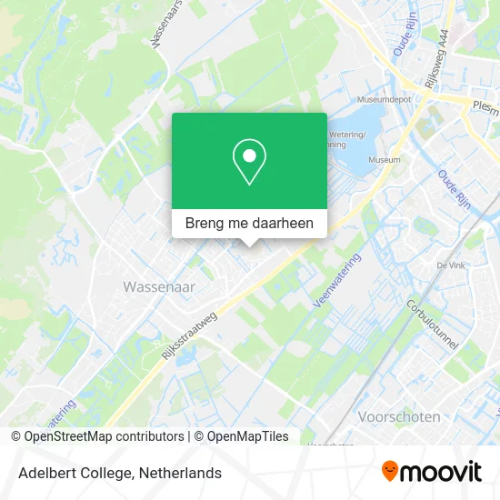 Adelbert College kaart