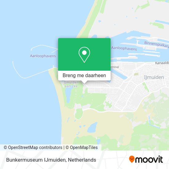 Bunkermuseum IJmuiden kaart