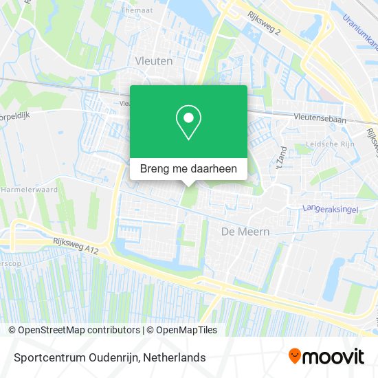 Sportcentrum Oudenrijn kaart