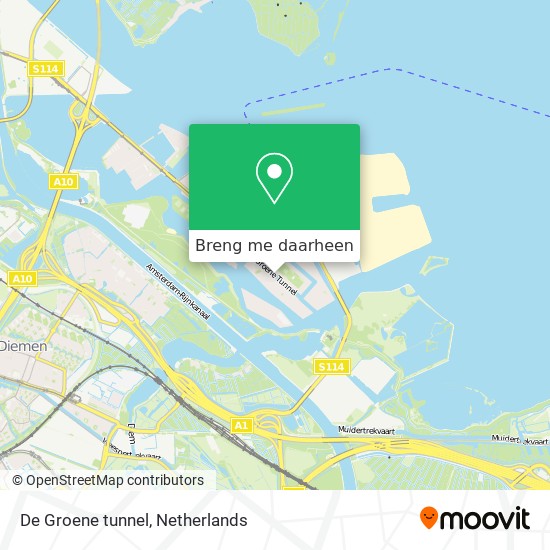 De Groene tunnel kaart