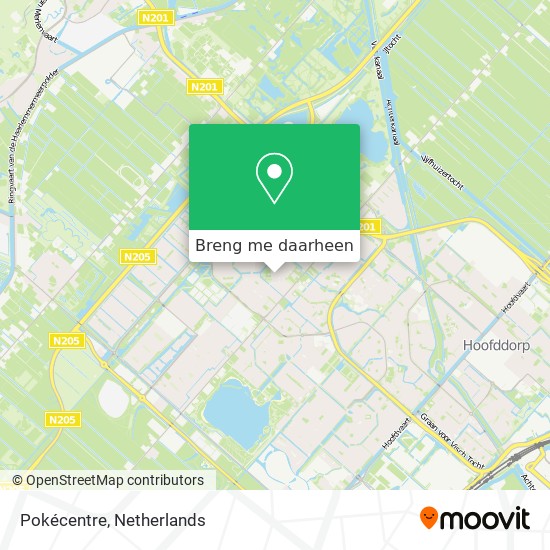 Pokécentre kaart