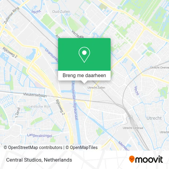 Central Studios kaart